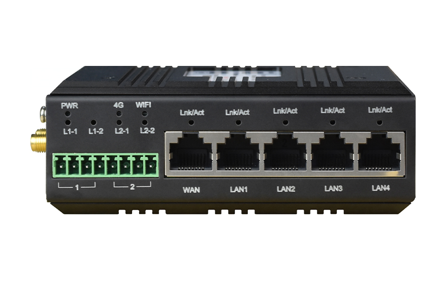 91视频免费看科技-4xLan+1xWan+2路串口 4G路由器